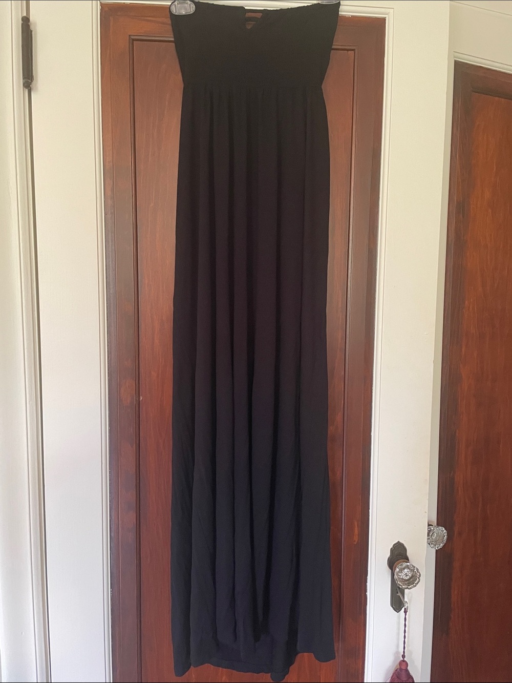 Black maxi dress